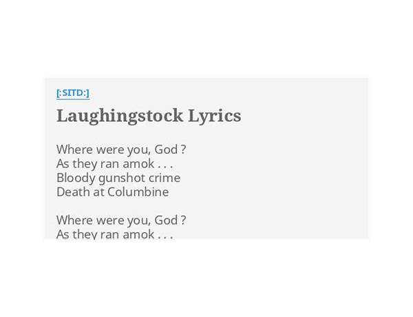 Laughing Stock en Lyrics [Kay-O]