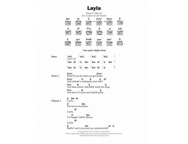 Layla en Lyrics [Scary Pockets]