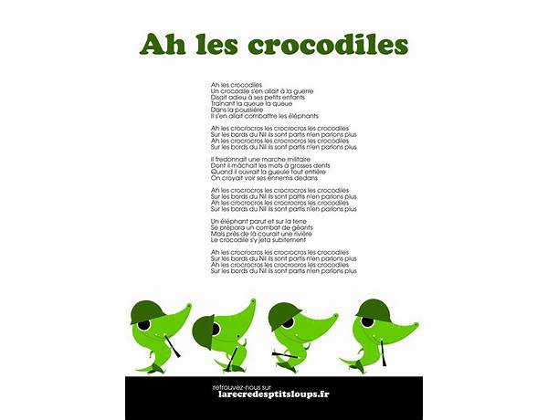 Les Crocodiles fr Lyrics [Charlotte Gainsbourg]