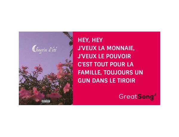 Les plus belles fleurs fânent un jour fr Lyrics [Daba]