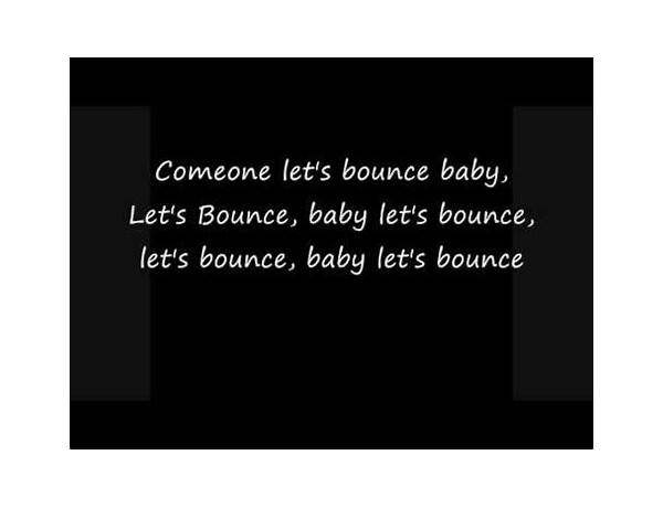 Let\'s Bounce de Lyrics [Big N]