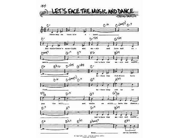 Let\'s Face the Music and Dance en Lyrics [Renato Russo]