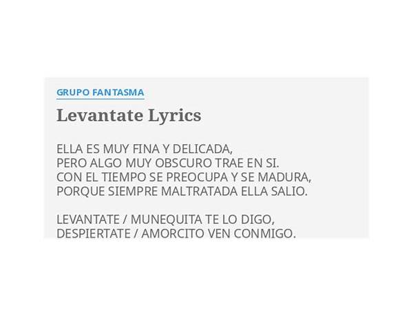 Levántate es Lyrics [Mvhvmud]