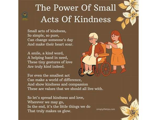 Little Acts Of Kindness en Lyrics [The Divine Comedy]