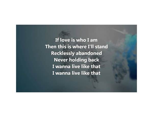 Live Like That en Lyrics [Loski]