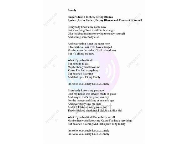 Lonely Us en Lyrics [48may]