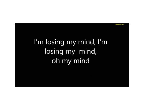 Losing my Mind en Lyrics [Skinshape]