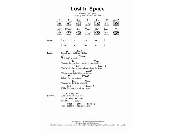 Lost In Space en Lyrics [Platinum Blonde]