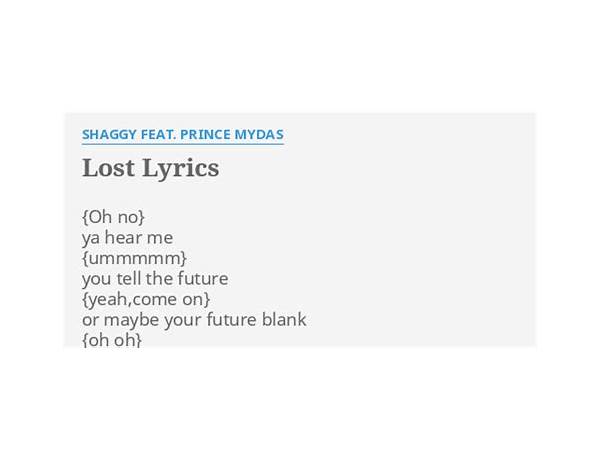 Lost en Lyrics [Shaggy]