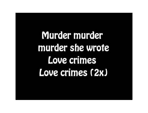 Love Crimes en Lyrics [Moonspell]