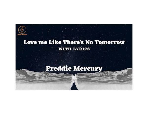 Love Me Like There\'s No Tomorrow en Lyrics [Rooney]