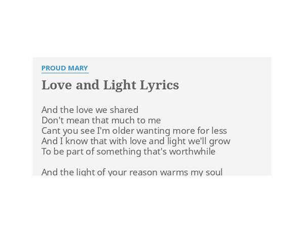 Love and Light en Lyrics [Champagne69]