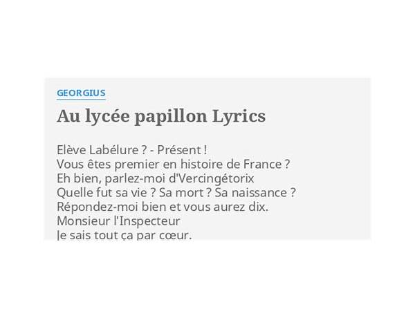 Lycée fr Lyrics [Clem27song]