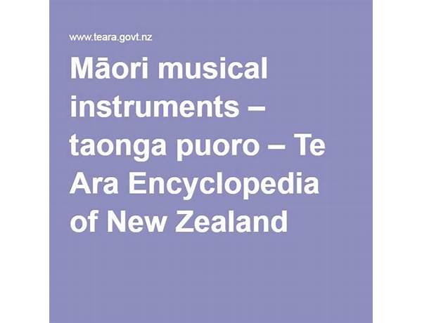 Māori, musical term