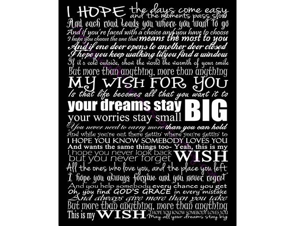 MY WISH en Lyrics [Cye]