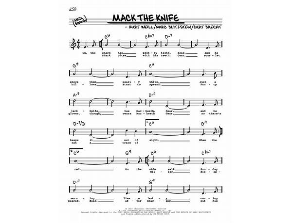 Mack The Knife en Lyrics [Ella Fitzgerald]