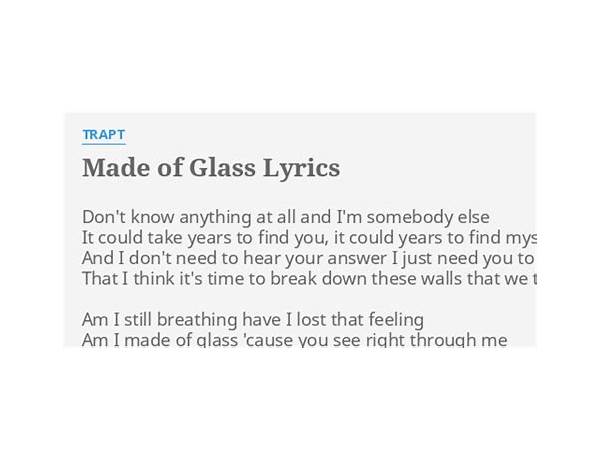 Made of Glass en Lyrics [Bladee]