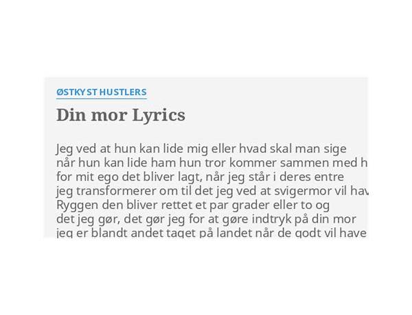 Malstrømmen da Lyrics [Østkyst Hustlers]