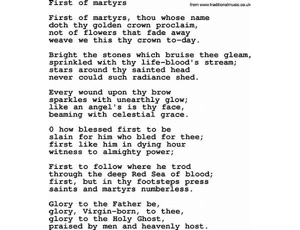 Martyr On The Balcony en Lyrics [Cayea]