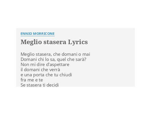 Meglio l\'inferno it Lyrics [Dolcenera]