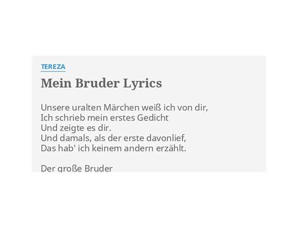 Mein Bruder de Lyrics [Lumaraa]