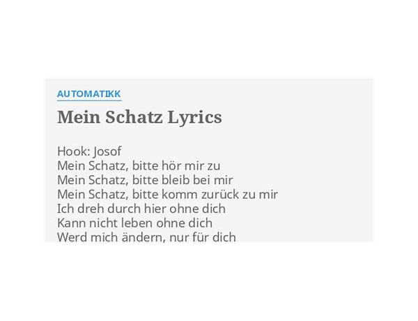 Mein Schatz de Lyrics [Oomph!]