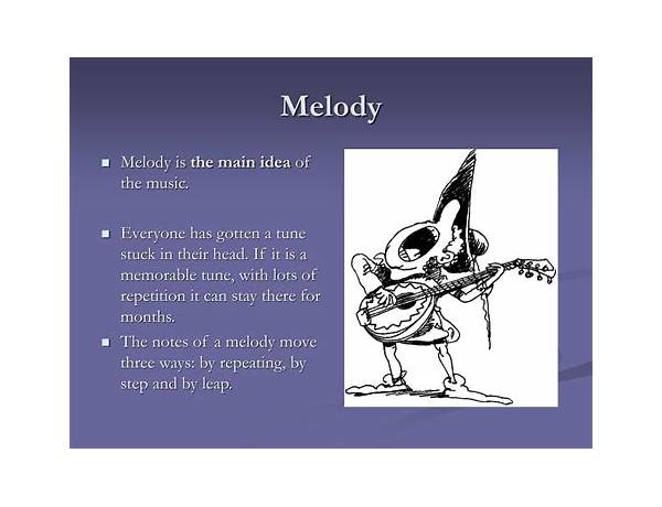 Melody: Saif Fadhel, musical term