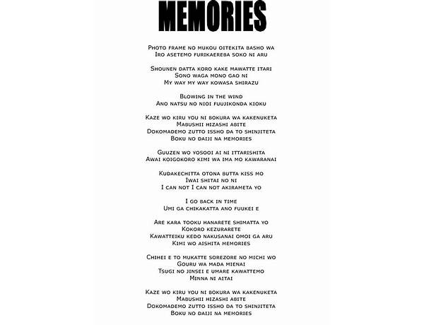 Memory en Lyrics [Andrew Lloyd Webber]