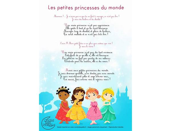Mes 2 Princesses fr Lyrics [Aziz]