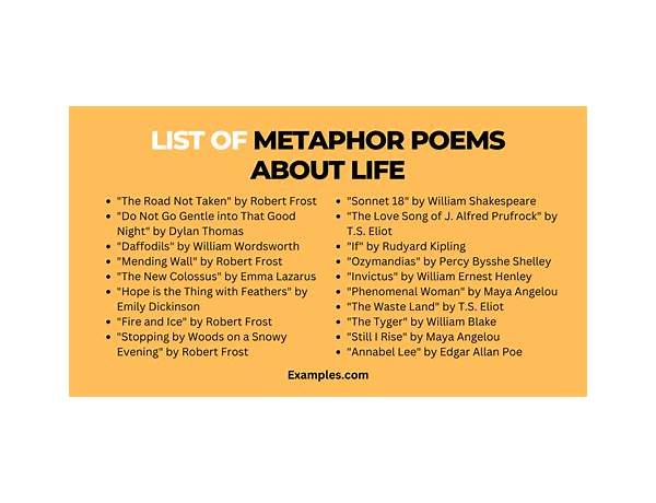 Metaphor Life en Lyrics [Michael The Blind]