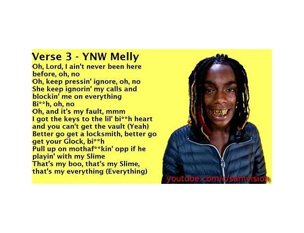 Mixed Personalities de Lyrics [YNW Melly (Ft. Kanye West)]