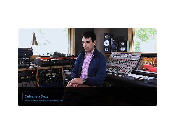 Mixing Engineer: Carlos De La Garza, musical term