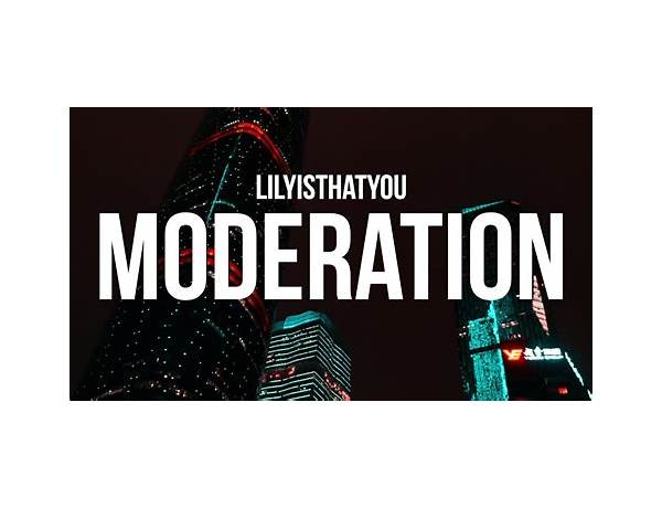 Moderation en Lyrics [Beady Belle]