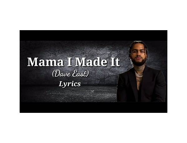 Momma I Made It en Lyrics [Frea Robinson]