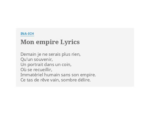 Mon empire fr Lyrics [Swift Guad]