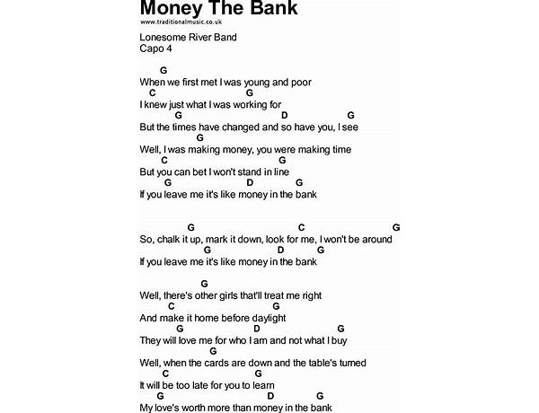 Money in the Bank en Lyrics [Asaviour]