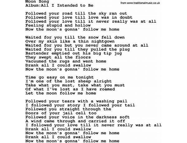 Moon Upon the Left en Lyrics [David Mallett]