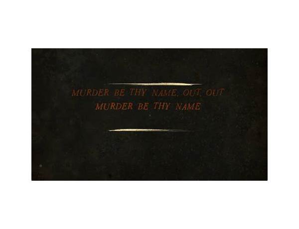 Murderer en Lyrics [AJJ]