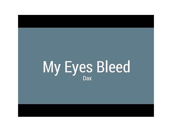 My Eyes Bleed At The Sun en Lyrics [American Dead Cross]