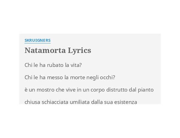 Natamorta it Lyrics [Skruigners]
