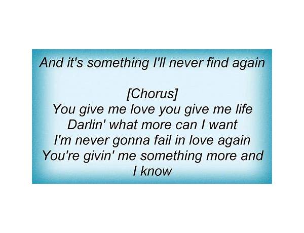 Never Gonna Fall en Lyrics [Lisa Stansfield]