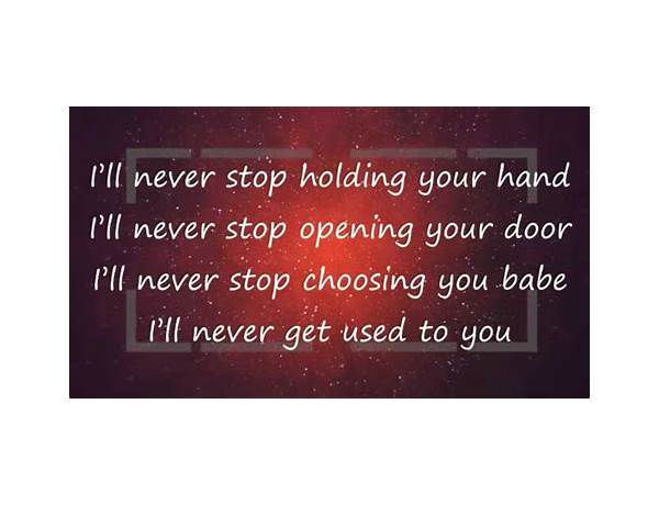 Never Stop en Lyrics [Audie B]