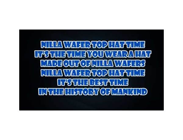 Nilla Wafers en Lyrics [SZA]