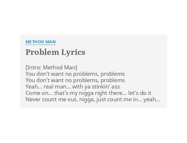 No Problem en Lyrics [MulaDaGreat]