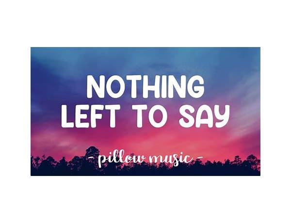 Nothing Left To See en Lyrics [FanBoy808]