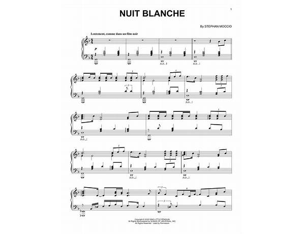 Nuit blanche fr Lyrics [Furlax]
