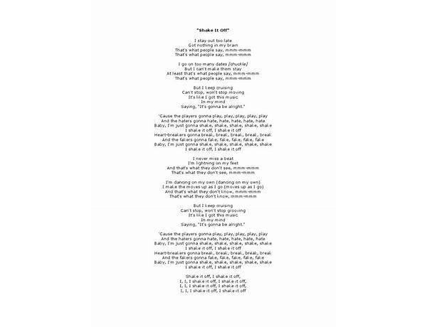 OFF it Lyrics [Alex22]