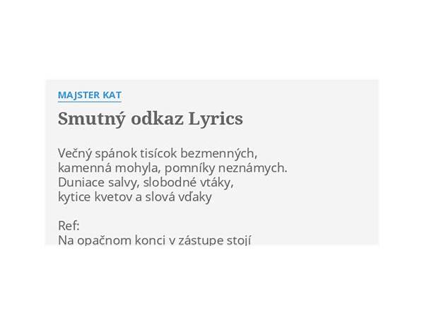 Odkaz sk Lyrics [DMS]