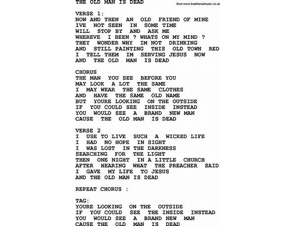Old Dead White Men en Lyrics [Rebecca Karpen]