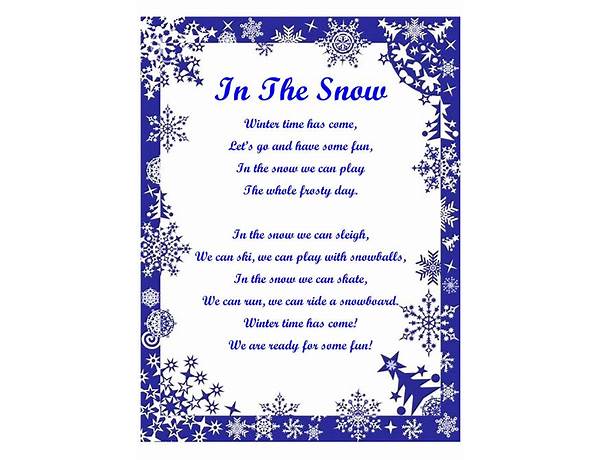 On A Winter\'s Day en Lyrics [Gary B Lucas]